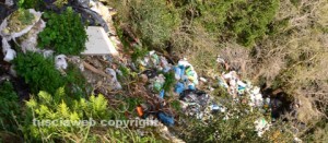 I rifiuti in strada Procoio