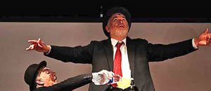 In scena "Il pagliaccio sarai te!"