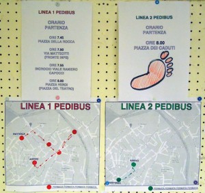 Parte il Piedibus 