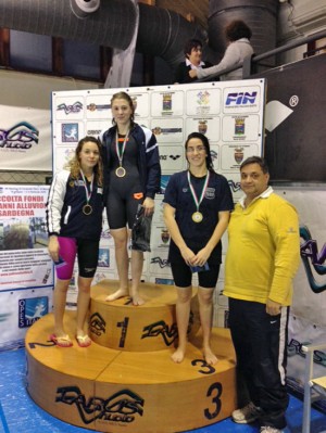 La premiazione con Colonna 