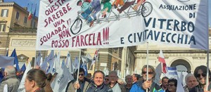 La manifestazione della Cna di Viterbo e Civitavecchia