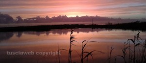 Il tramonto alle Saline