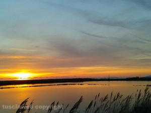 Tarquinia - Tramonto alle Saline