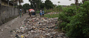 Una strada di Kinshasa