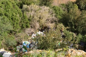 I rifiuti in strada Procoio 