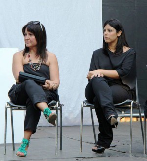 A destra Stefania Natalino