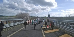 Flash mob per il ponte sul Mignone