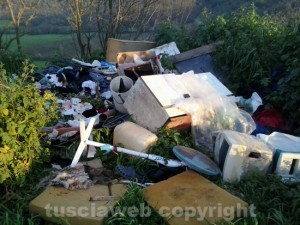La discarica a Ferento 