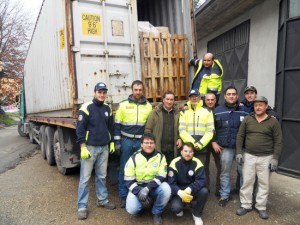 La preparazione del container 