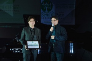 Andrea Girardi con il presidente Luca Bondi