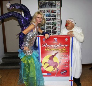 Natalie Caldonazzo al Carnevale di Ronciglione
