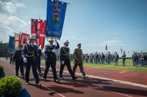 Il gonfalone della città di Viterbo 