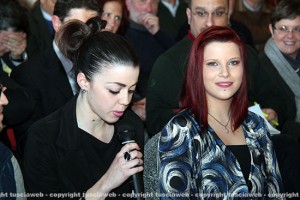 Le studentesse che hanno posto le domande a D'Alema