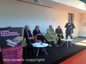 Enrico Panunzi al convegno sull'usura
