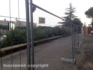 Il cantiere in via santa Maria in Volturno