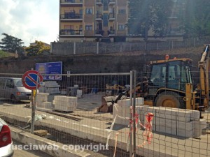 Via Genova, i lavori in corso