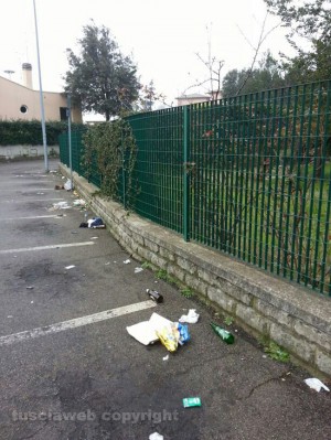 I rifiuti in via Cerasa