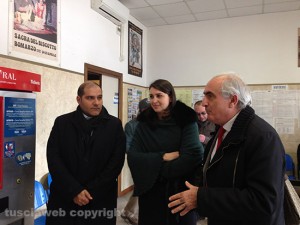 Paolo Toppi, Luisa Cambella e Alvaro ricci alla presentazione della nuova biglietteria Cotral 