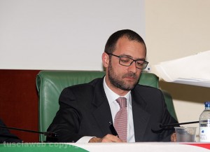 Il segretario provinciale del Pd Andrea Egidi