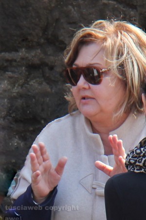 La soprintendente Valeria D'Atri 