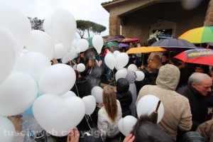 I funerali del piccolo Leonardo Sonno