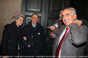 De Dominicis con Melissa Mongiardo e Alvaro Ricci
