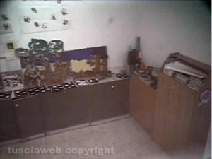L'interno della scuola materna di Monterosi