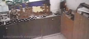 L'interno della scuola materna di Monterosi