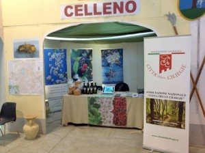 Lo stand di Celleno alla fiera della Possenta 