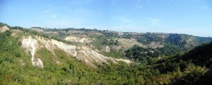 Lubriano, visto da Civita Castellana