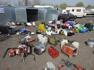 La refurtiva recuperata dai carabinieri di Civitavecchia