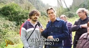 Jimmy Ghione a Vitorchiano per i depuratori