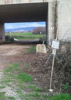 Ponte del Paliano lato via Francigena