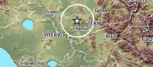 Scossa di terremoto nel ternano -15 marzo