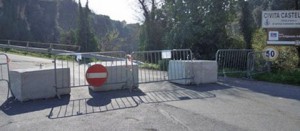 L'interruzione tra la Flaminia e Civita Castellana