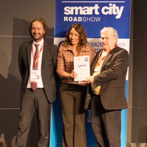 La consegna del premio 