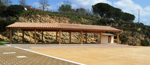 Le nuove strutture al parcheggio Monterozzi