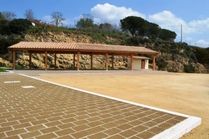 Le nuove strutture al parcheggio Monterozzi
