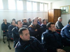 Carcere - L'assemblea di agenti di polizia penitenziaria