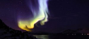 Lo scatto compiuto in Norvegia da Micha Bäuml che ritrae l'aurora boreale