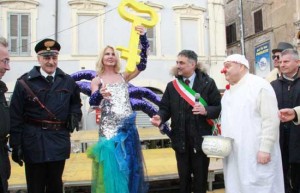 Giovedì grasso, Nathalie Caldonazzo dà il via ai festeggiamenti