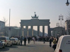 La Porta di Brandemburgo a Berlino 