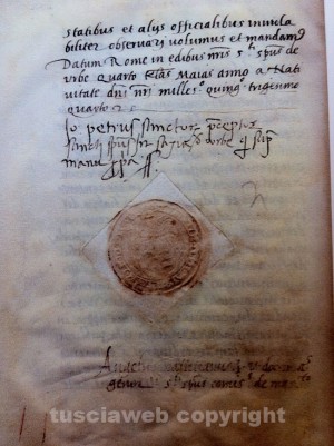 Lo statuto di Vallerano del 1534 tradotto da Padre Filippo Piccioni