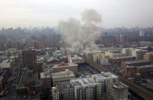 Esplosione a Manhattan, crolla un edificio