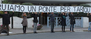 Il flash mob sotto la Regione