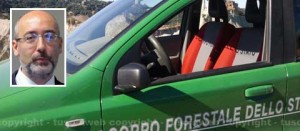 La forestale; nel riquadro: Giulio Tullio Curti