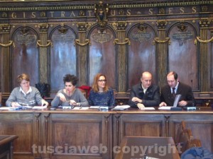 La riunione della prima commissione, a destra Manetti e Rossetti