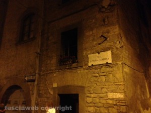 L'abitazione andata a fuoco