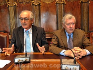 L'assessore Alvaro Ricci e il sindaco Leonardo Michelini