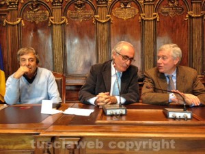 Gli assessori Delli Iaconi e Ricci e il sindaco Michelini